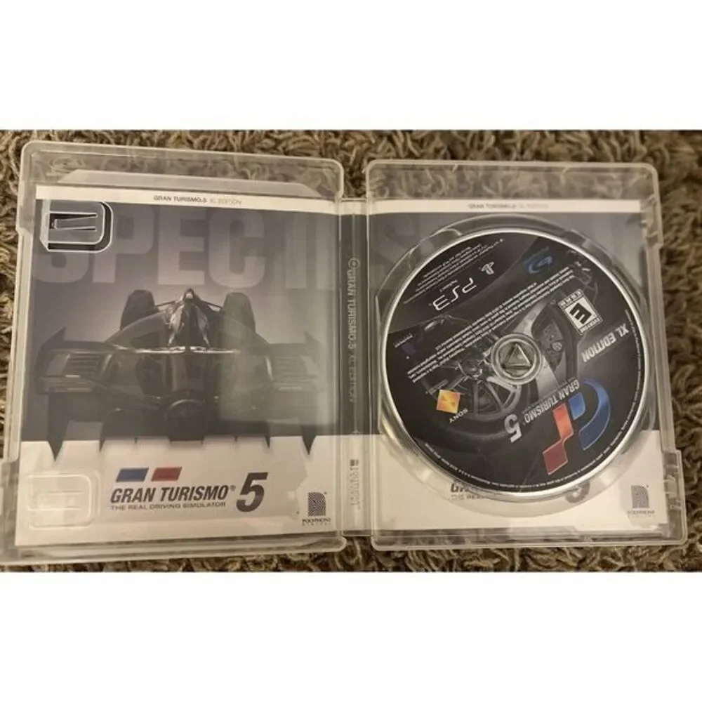 Playstation 3 PS3 Lot 2 Games Call Of Duty Ghosts & Grand Turismo 5‎ XL Edition